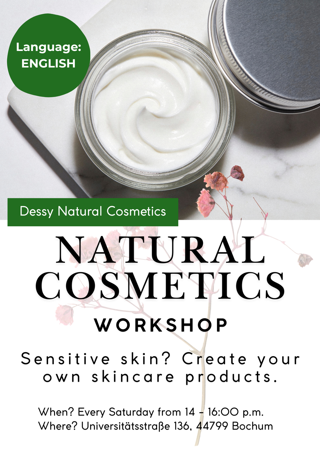 WORKSHOP - Natural Cosmetics for Beginners - Dessy Natural You